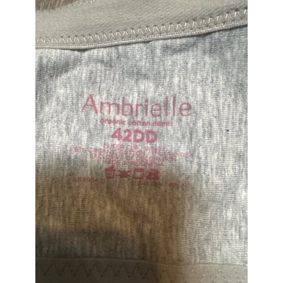 Womens Ambrielle Full Coverage Lightly Padded Gray Bra 42DD With Adjustable Stra - Picture 7 of 7